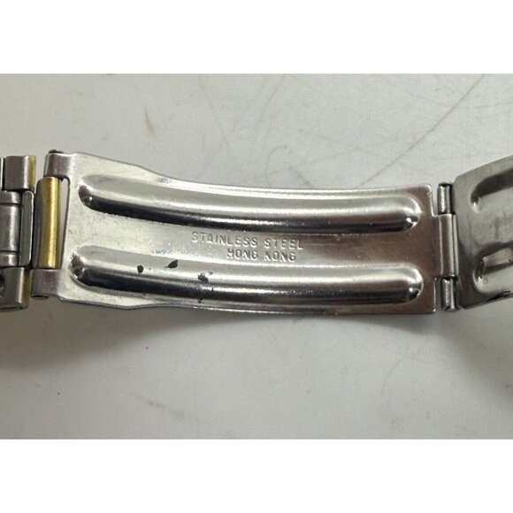 Seiko SQ Presidential Watch Men's Gold Tone Face Bracelet Day Date 5H23-8020 - Picture 9 of 9